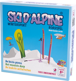 Ski d' Alpine Bordspel